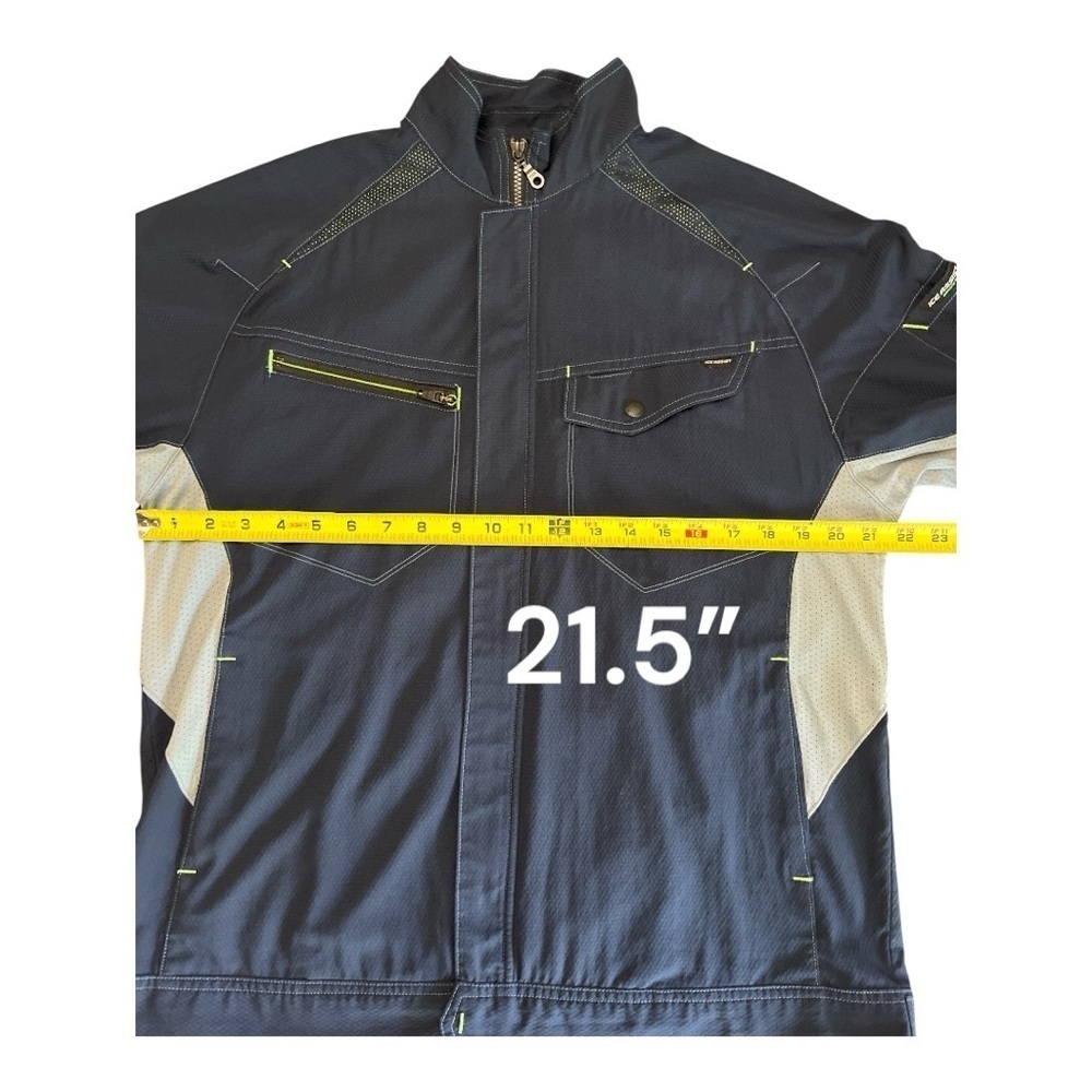 Ice Men's Navy and Light Gray Short Sleeve Jacket - Picture 3 of 15